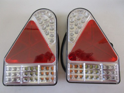Pair led trailer triangle - pair, of