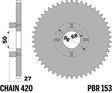 STEEL CROWN C45 35 TEETH FOR
