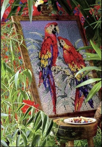 Ehrman red parrots kaffe - red,