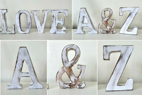 Wooden letters large 15cm - wooden,