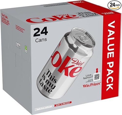 Diet coke can cola box - coke,