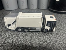 NZG 1:50 Scale Mercedes Econic Refuse Truck In White No Box