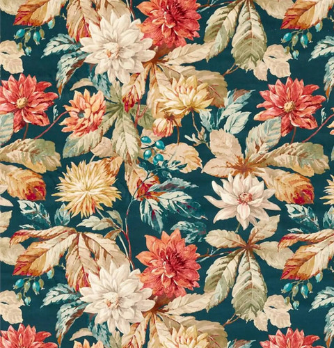 Sanderson curtain fabric - curtain,
