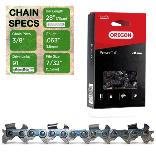 Oregon 75exl091 chain for - 28",