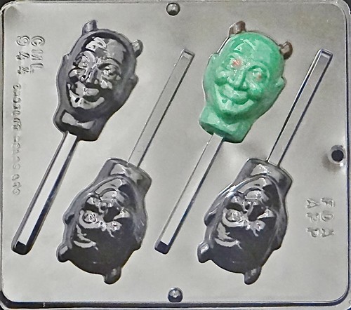 Devil lollipop chocolate candy - lollipop,