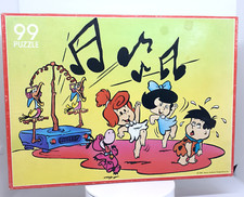 Vintage Flintstones Kids Party Puzzle 1988 Complete
