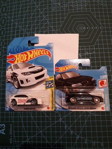 Hot wheels subaru impreza set - wheels,