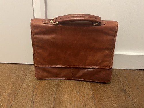Visconti brown leather - leather, satchel