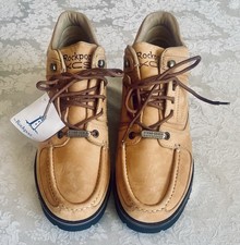 New Men Rockport, Tan Leather Utility Shoes,  8 ½ W in Box