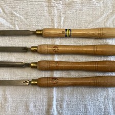 Set Of 4 Marples Wood Turning Chisels