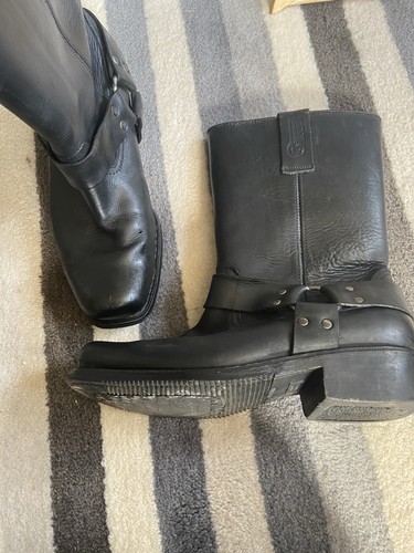 Leather cowboy boots - leather,