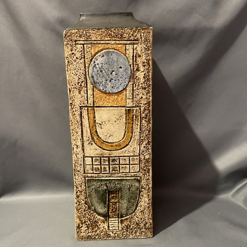 Troika pottery cuboid lamp - pottery,
