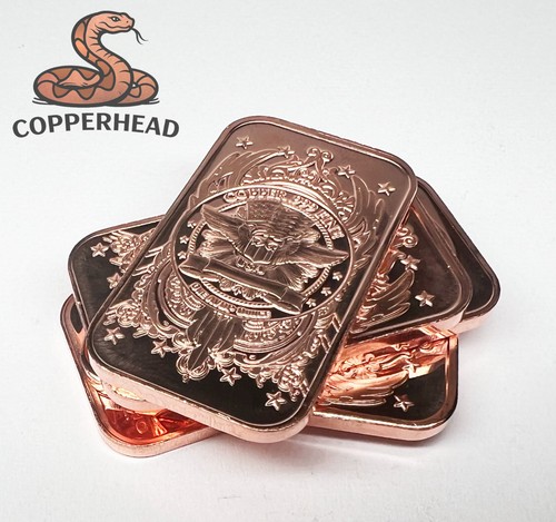 999 solid copper - 5, oz
