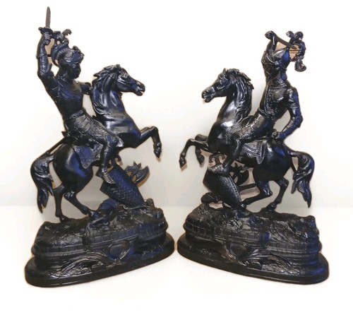 Pair antique large french - a,