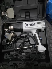 Mac Allister MHG2000 Corded Heat Gun With Accessories and Case / 230v 2000w