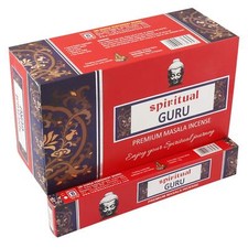 Spiritual Guru Incense Stick Agarbatti Pack of 12X15g Each 180 Sticks