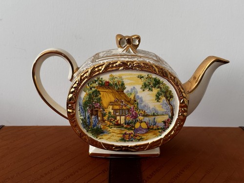 Vintage sadler teapot cottage - vintage,