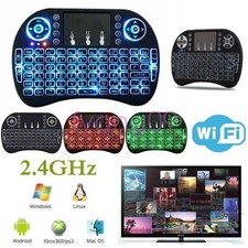 Mini Portable Wireless Keyboard Touchpad For Android Smart TV Box PC Laptop-UK