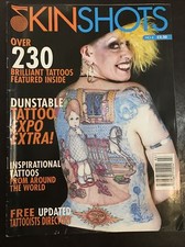 SKIN SHOTS INTERNATIONAL #4 - 1999 - OVER 230 TATTOOS - DUNSTABLE TATTOO EXPO