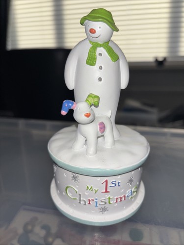 Snowman first christmas - first,