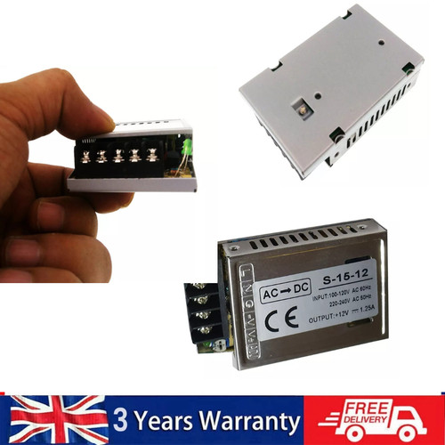 12v 15w small universal - dc,