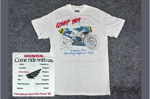 Vtg 1989 honda - shirt, mens