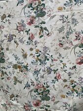 4 Metres Vintage Dorma V&A Guinevere? Fabric In 4 Pieces Reclaimed Curtains B92