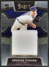 2022 Panini Select Spencer Strider Rookie Jumbo Swatch MEM RC Braves JF4