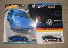 Hot Wheels '89 Porsche 944 Turbo Premium & Silver Label Black & Blue
