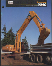 CASE "9040" Hydraulic Tracked Excavator Brochure Leaflet