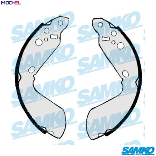 Brake shoe set - brake, 86890