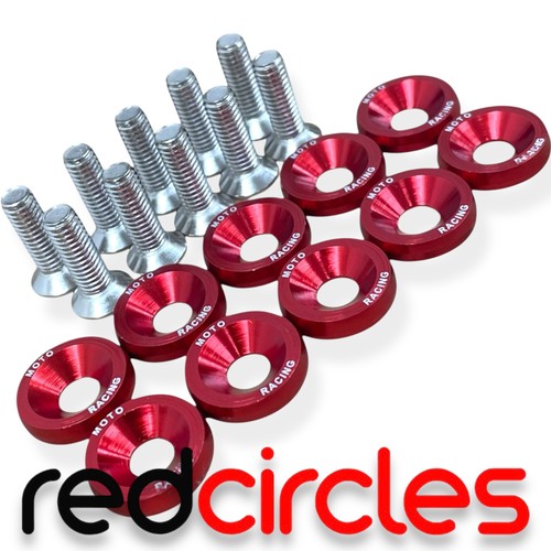 Red 6mm pit bike plastics - 6mm,