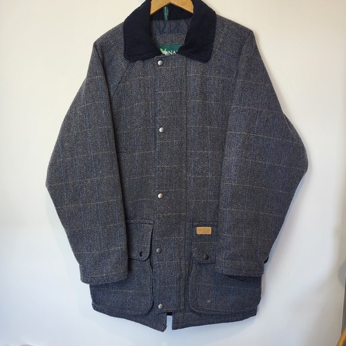 Farmer coat jacket wool blue - farmer,