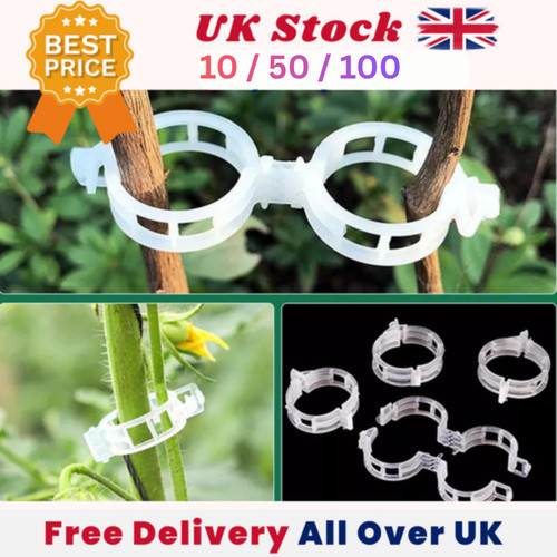Plant support clips - clips, ties
