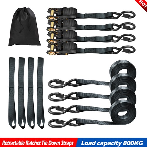 Retractable ratchet straps - ratchet, 4