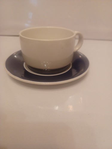 Arklow navy rim cups and - navy,