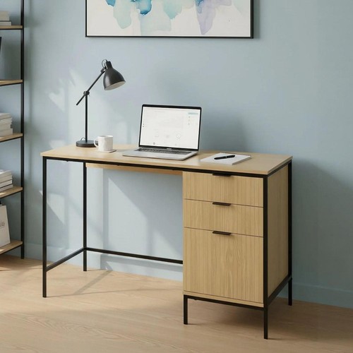 Wisbech drawer desk - 3, oak