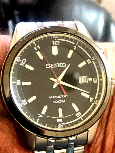 Seiko kinetic 100m gents watch - 100m,