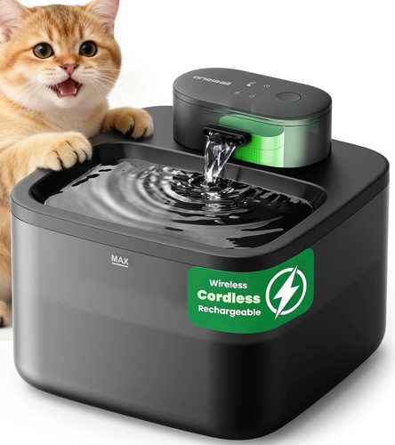 Wireless cat water fountain - wireless,