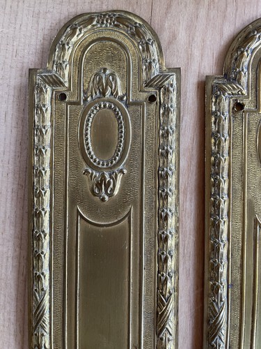 Pair antique victorian stamped - antique,