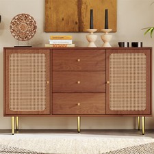 Rattan Sideboard Cabinet w/ 2