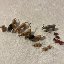 Playmobil Zoo Animals Lions Cubs Reindeer Goats Bundle
