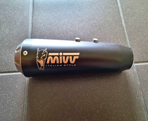 Mivv black inox exhaust - x-m1,