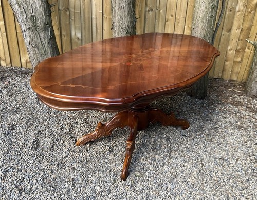 Vintage rococco carved inlaid - rococco,