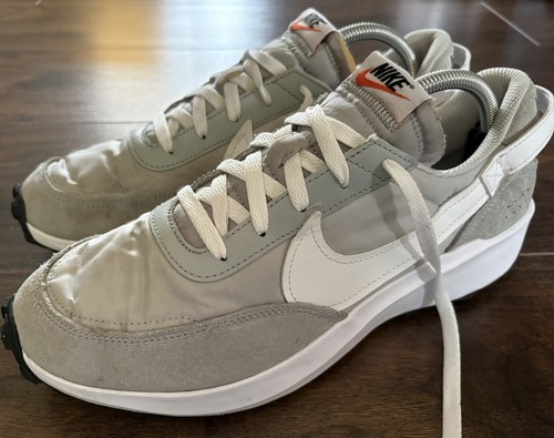 Nike waffle debut grey - grey, fog