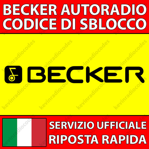 Becker radio unlock code - ✅becker,