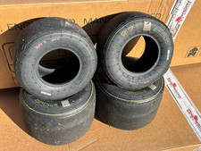 Used Mojo D5 Kart Tyres 2025 Used One Race Old  - Rotax OTK TonyKart - REF  971