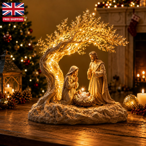 Led christmas nativity scene - led,