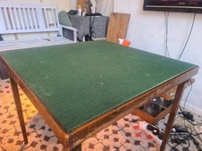 Vintage Card Poker Bridge Table Folding Legs