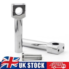 6" Motorcycle Handlebar Handle Riser Set Fit For 1"  1 inch Bar Chrome UK UK